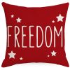 4th of July Decorations Pillow Covers Stripes Patriotic Throw Pillow Covers