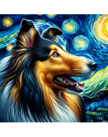 Dogs Cushion Cover (Option: 45x45cm-Rough Collie)