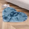 1pc, Tie-dye Silk Wool Area Rug, Plush Carpet, PV Velvet Floor Mat, 27.56*31.5inch