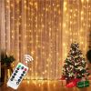 300 LED Curtain Lights, Twinkle Fairy Lights for Wedding, Christmas and Home Decor