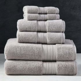 Signature Soft 6 Piece Solid Towel Set (Actual Color: Taupe)