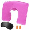 Travel Pillow Inflatable U Shape Neck Pillow Neck Support Head Rest Office Nap Car Airplane Cushion