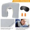 Travel Pillow Inflatable U Shape Neck Pillow Neck Support Head Rest Office Nap Car Airplane Cushion