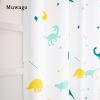 Muwago Glow In The Dark Curtain Cartoon Dinosaur Printed Warm And Cold Insulating Thermal Luminous Curtain For Living Room Decor