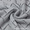 Kids Hollow Carved Graphic Solid Color Knitted Blanket