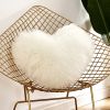 1pc Love Heart Plush Pillow - Soft and Cozy Indoor Sofa Chair Bed Cushion for Home Decoration - Removable and Machine Washable